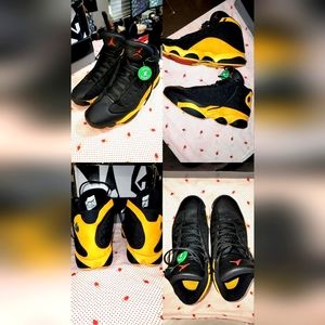 Jordan 13 Melo yellows class of 2002